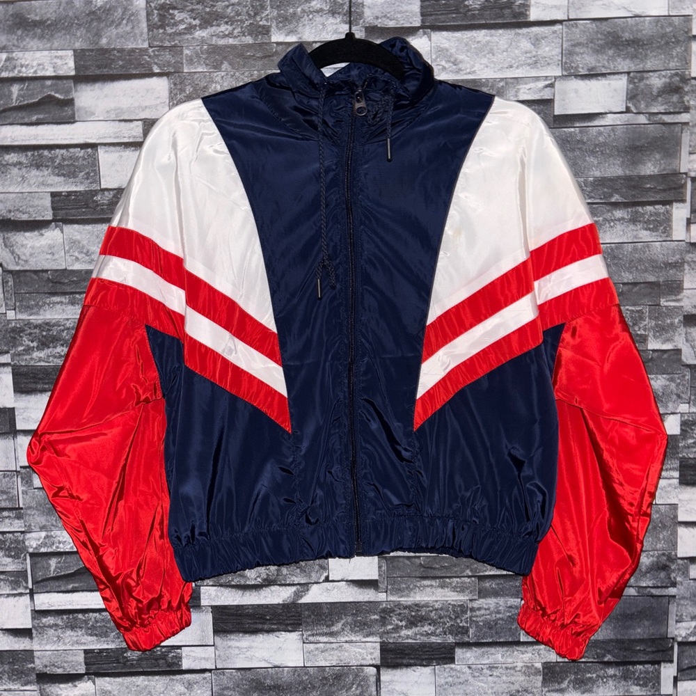 New Look Red, White, and Blue Utility Jacket